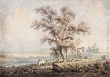 Thomas Girtin London from Highgate Hill painting